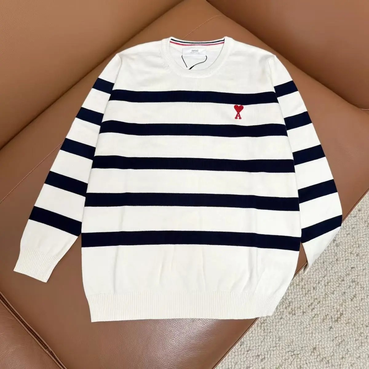Polo Ralph Lauren Knitwear Crewneck knit sweater with embroidered pony logo — WXMMJ-28