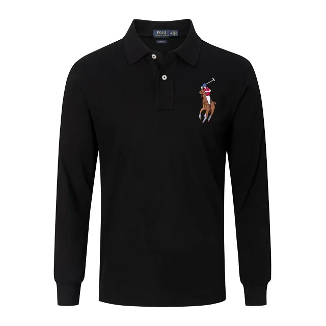 Polo Ralph Lauren T-Shirts Long-Sleeve Shirt with Embroidered Crest product detail image 15