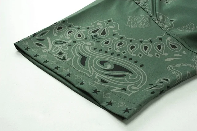 Rhude Shirts Short-Sleeve Logo Print Button-Up Shirt product detail image 12