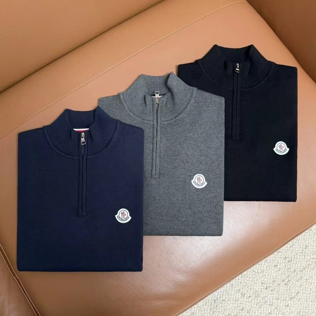 Polo Ralph Lauren Knitwear Full-Zip Mock-Neck Knit Sweater image 3
