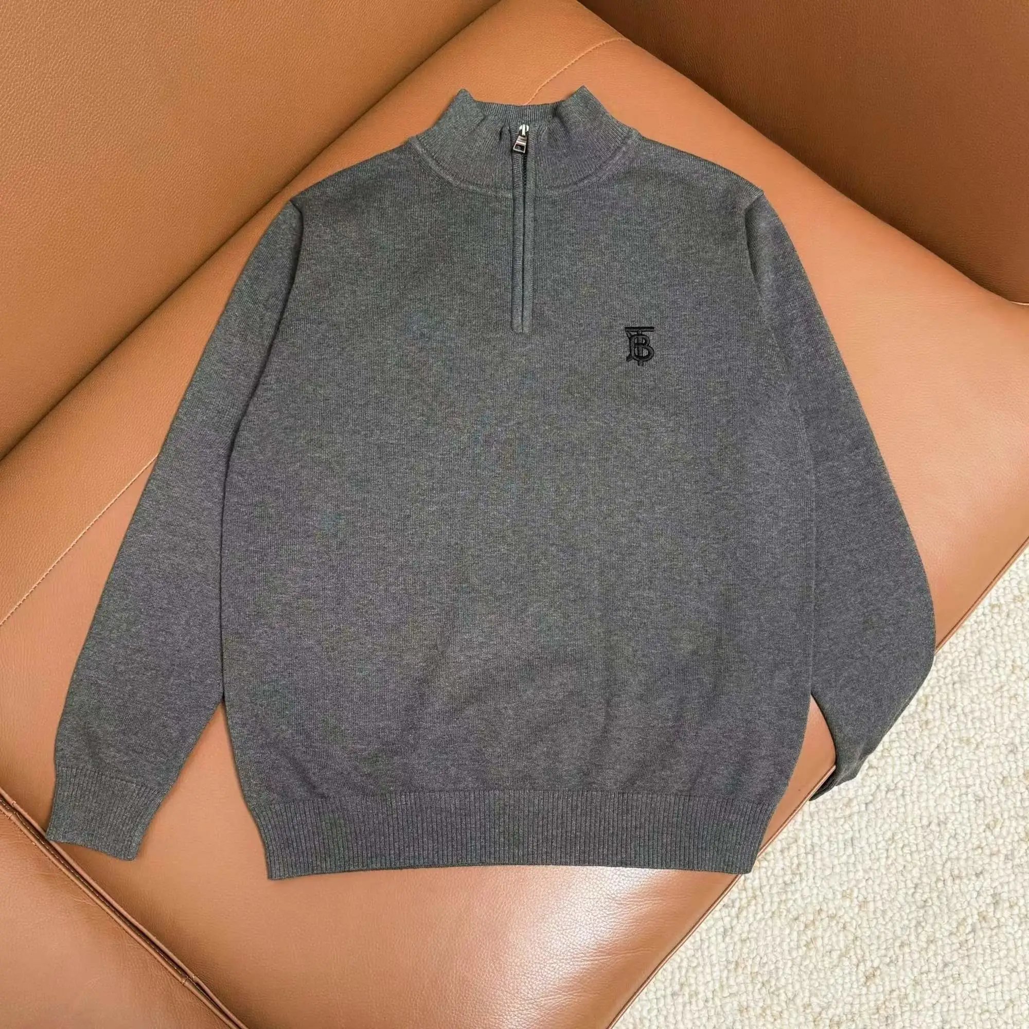 Polo Ralph Lauren Knitwear Full-Zip Mock-Neck Knit Sweater — WXMMJ-26