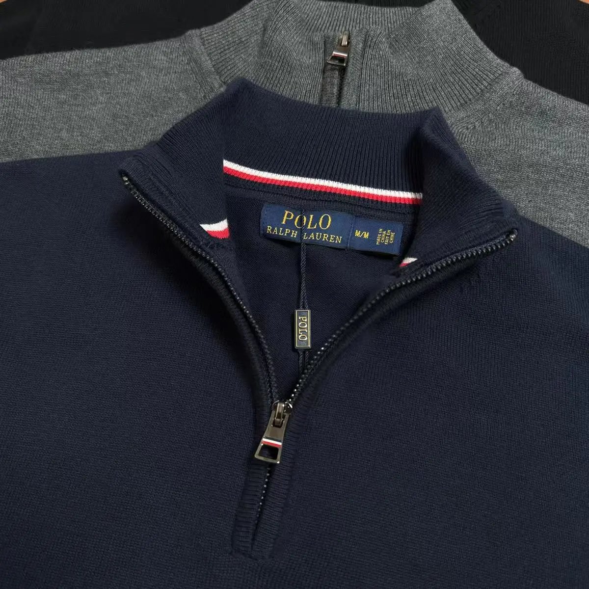 Polo Ralph Lauren Knitwear Full-Zip Mock-Neck Knit Sweater image 2