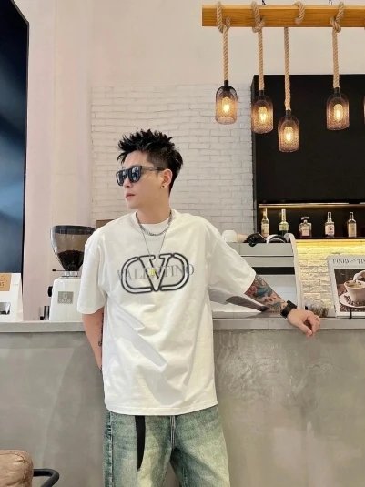 Valentino T-Shirts Logo Short-Sleeve T-Shirt image 6