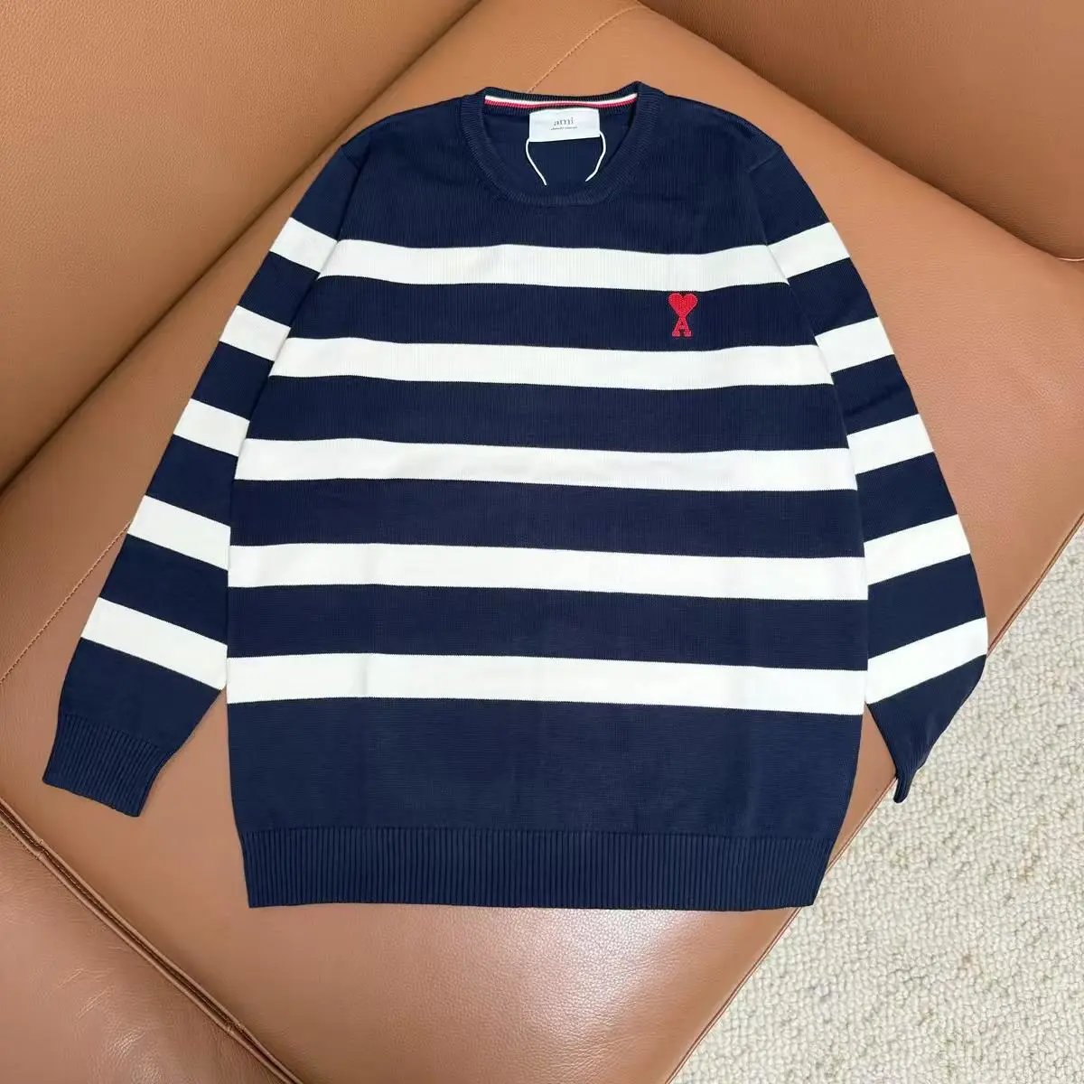 Polo Ralph Lauren Knitwear Crewneck knit sweater with embroidered pony logo — WXMMJ-27