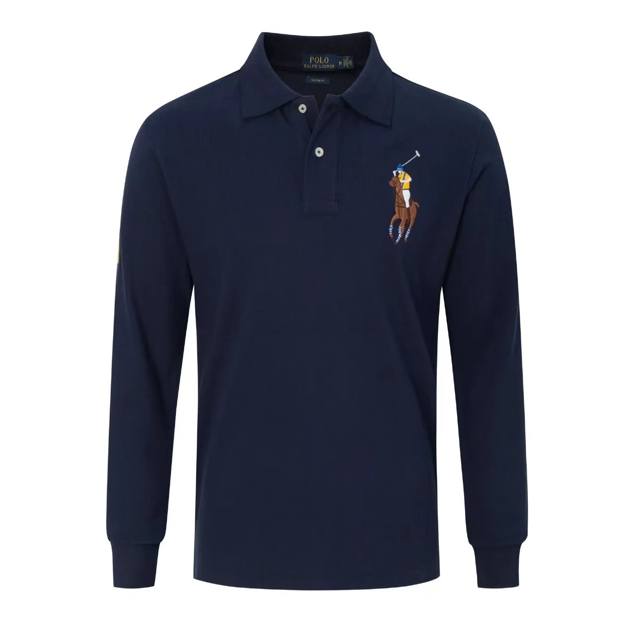 Polo Ralph Lauren T-Shirts Long-Sleeve Shirt with Embroidered Crest image 13