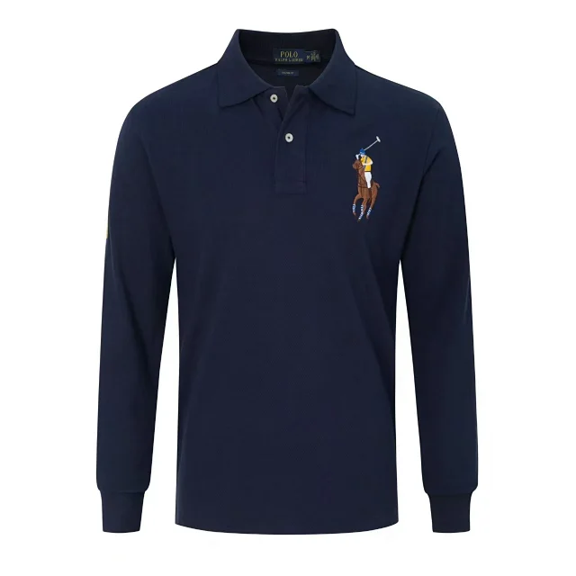 Polo Ralph Lauren T-Shirts Long-Sleeve Shirt with Embroidered Crest product detail image 14