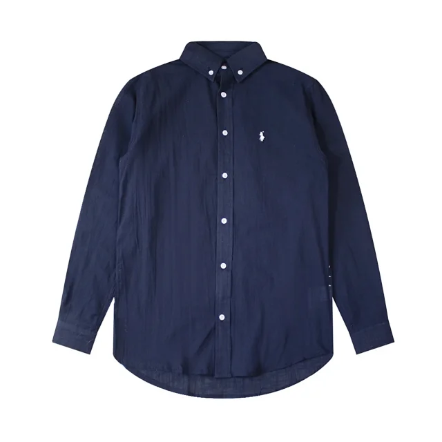 Polo Ralph Lauren Shirts Long-Sleeve Button-Down Shirt with Embroidered Pony Logo product detail image 5