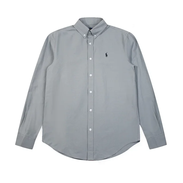 Polo Ralph Lauren Shirts Long-Sleeve Button-Down Shirt with Embroidered Pony Logo product detail image 7