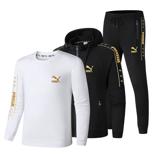 Nike Tracksuits Three-piece tracksuit set with zip hoodie, sweatshirt and jogger trousers product detail image 3