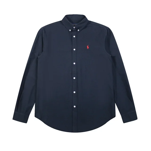 Polo Ralph Lauren Shirts Long-Sleeve Button-Down Shirt with Embroidered Pony Logo product detail image 13