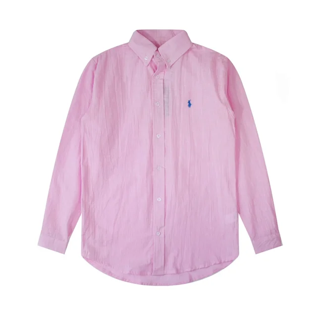 Polo Ralph Lauren Shirts Long-Sleeve Button-Down Shirt with Embroidered Pony Logo product detail image 8
