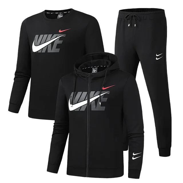 Nike Tracksuits Three-piece tracksuit set with zip hoodie, sweatshirt and jogger trousers product detail image 7