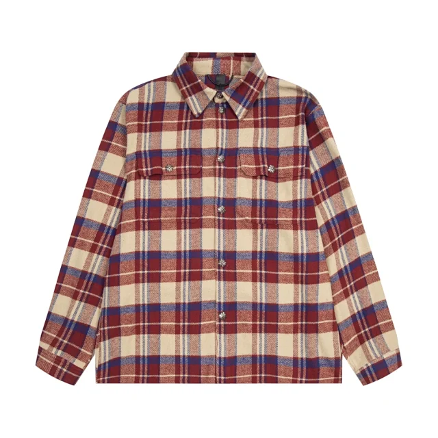 Unbranded Shirts Plaid Button-Up Long-Sleeve product detail image 15