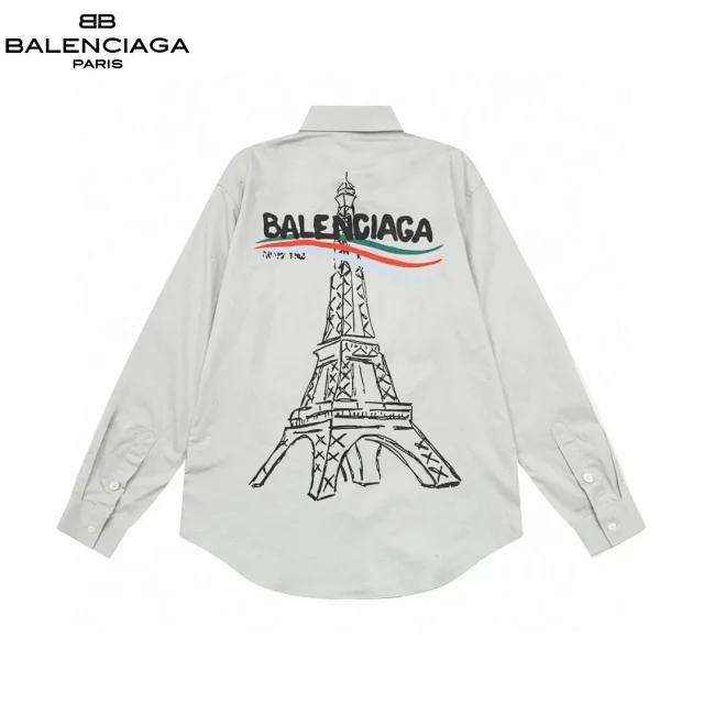 Balenciaga Shirts Long-Sleeve Button-Up Shirt product detail image 7
