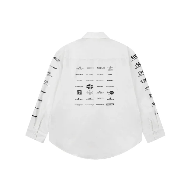 Balenciaga Shirts Long-Sleeve Button-Up Shirt product detail image 11