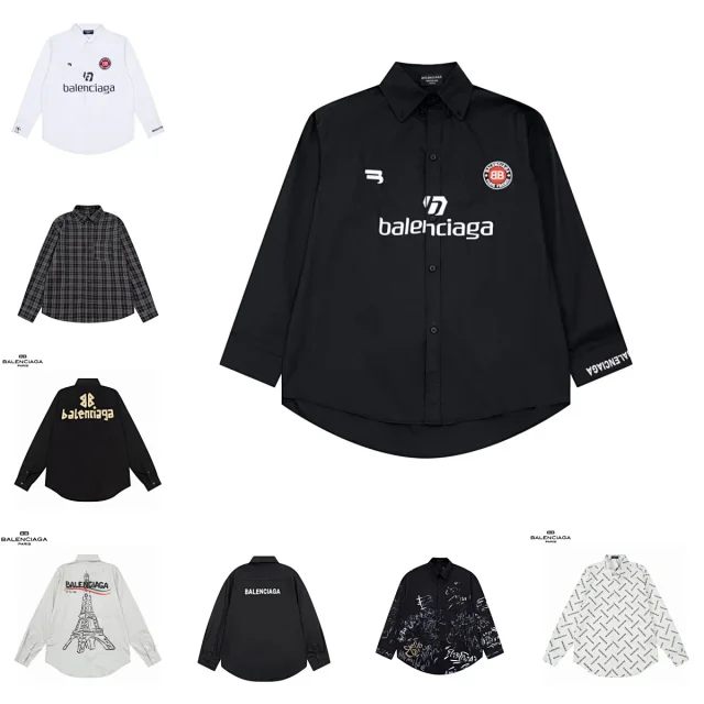 Balenciaga Shirts Long-Sleeve Button-Up Shirt product detail image 1