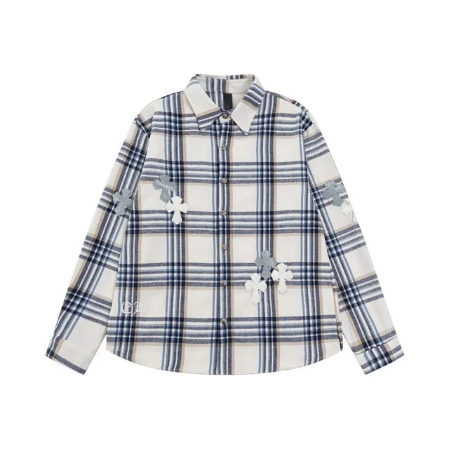 Unbranded Shirts Plaid Button-Up Long-Sleeve product detail image 5