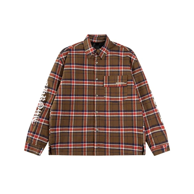 Unbranded Shirts Plaid Button-Up Long-Sleeve product detail image 9
