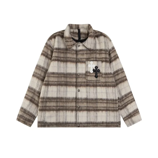Unbranded Shirts Plaid Button-Up Long-Sleeve product detail image 12