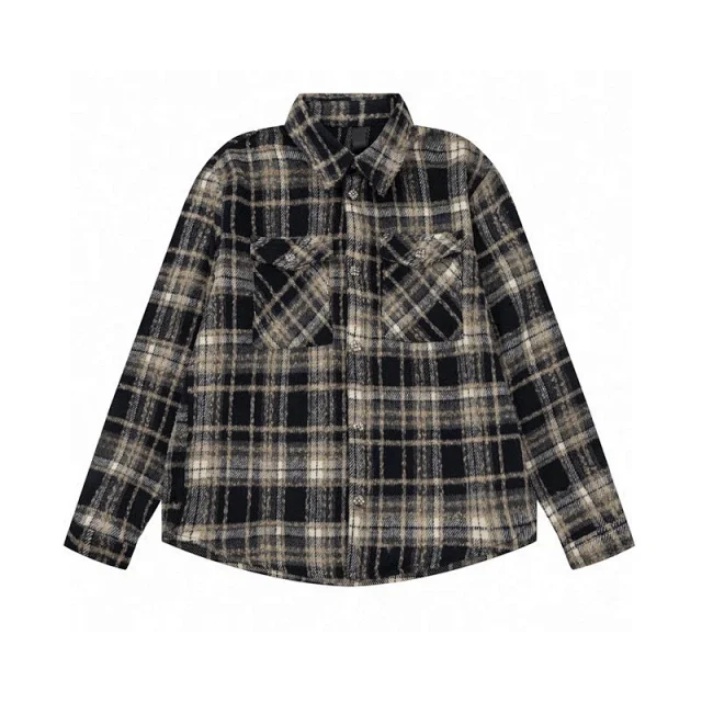 Unbranded Shirts Plaid Button-Up Long-Sleeve product detail image 8