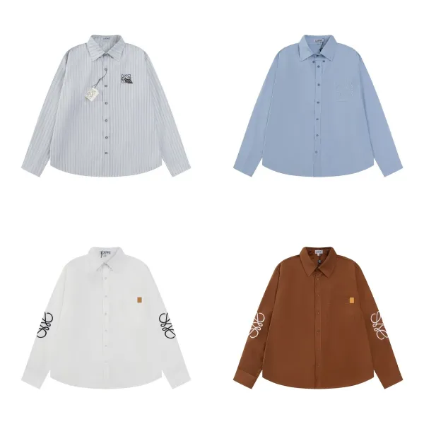Loewe Anagram Logo Shirt White - 3