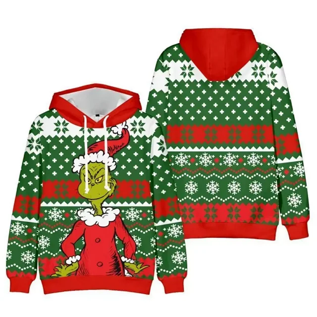 Unbranded Tracksuits Christmas Print Hoodie and Jogger Set product detail image 10