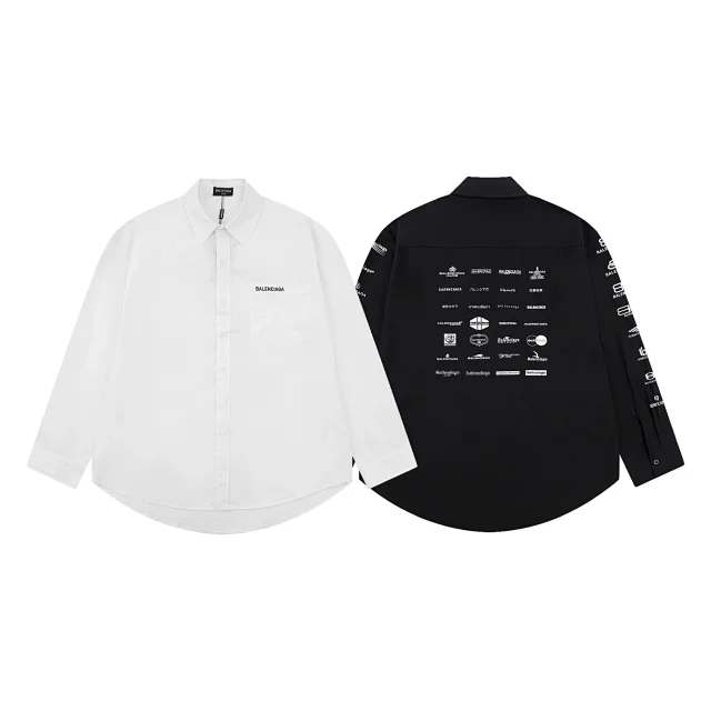 Balenciaga Shirts Long-Sleeve Button-Up Shirt product detail image 3