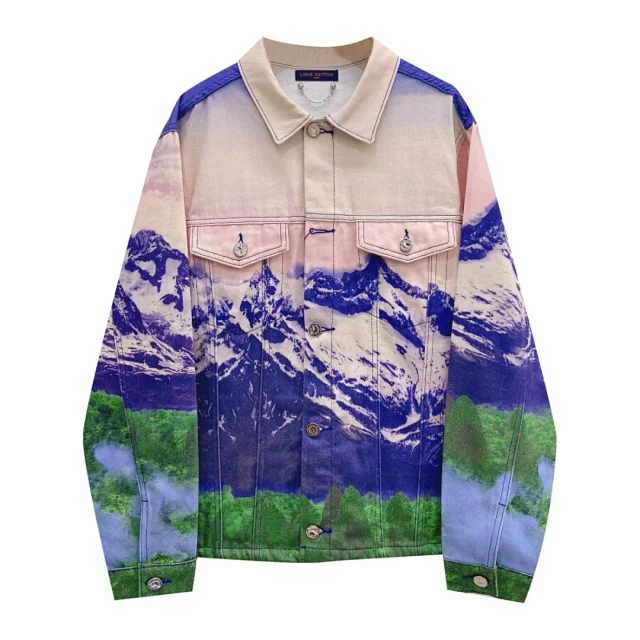 Louis Vuitton Jackets Monogram and patchwork denim jacket product detail image 11