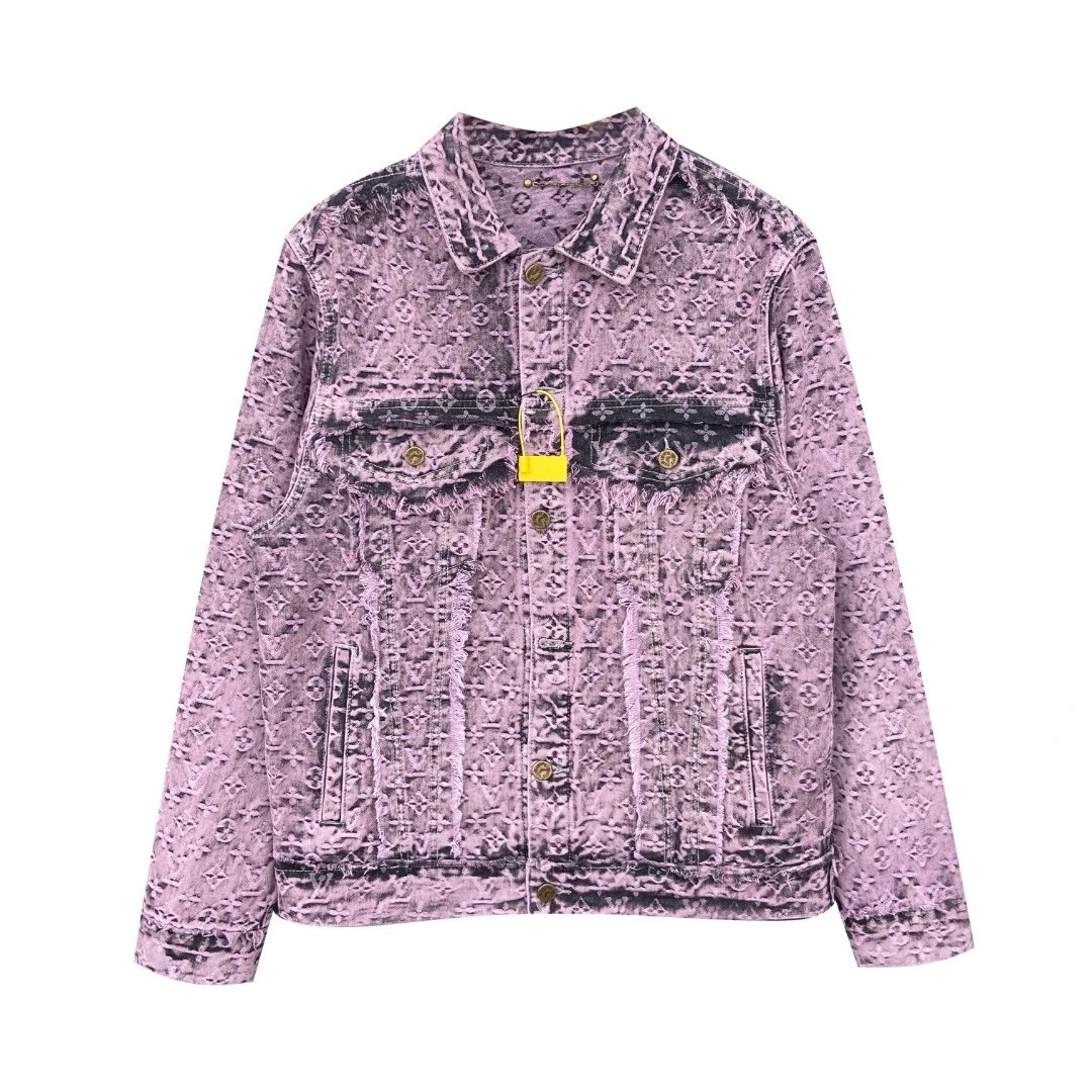Design Printed Oversized Shirt-Jacket Multicolor Outerwear - 16