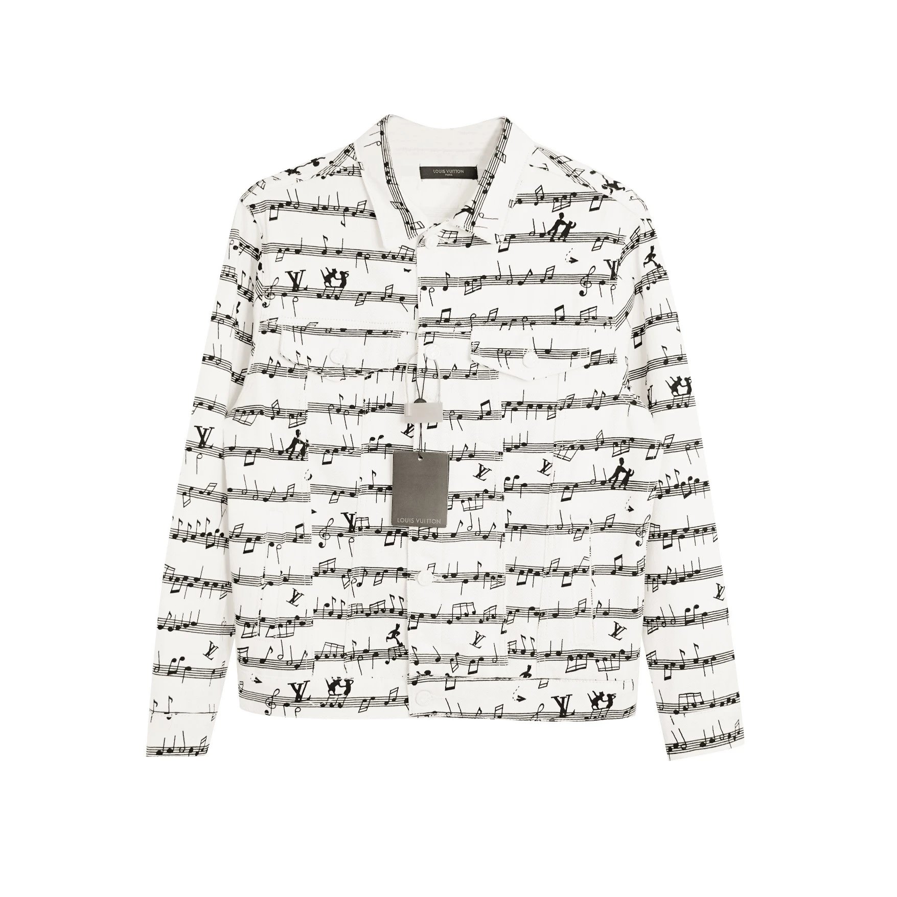 Design Printed Oversized Shirt-Jacket Multicolor Outerwear - 14