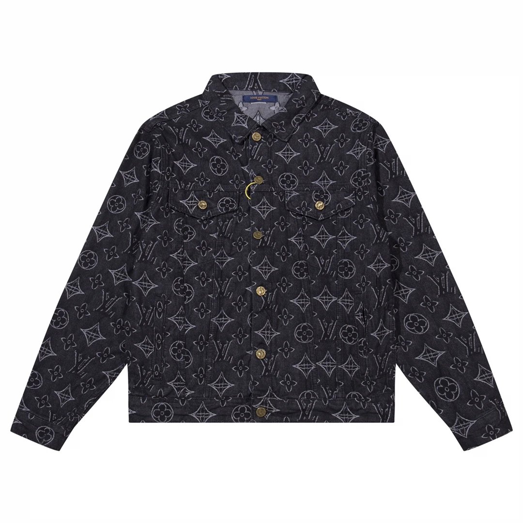 Design Printed Oversized Shirt-Jacket Multicolor Outerwear - 9