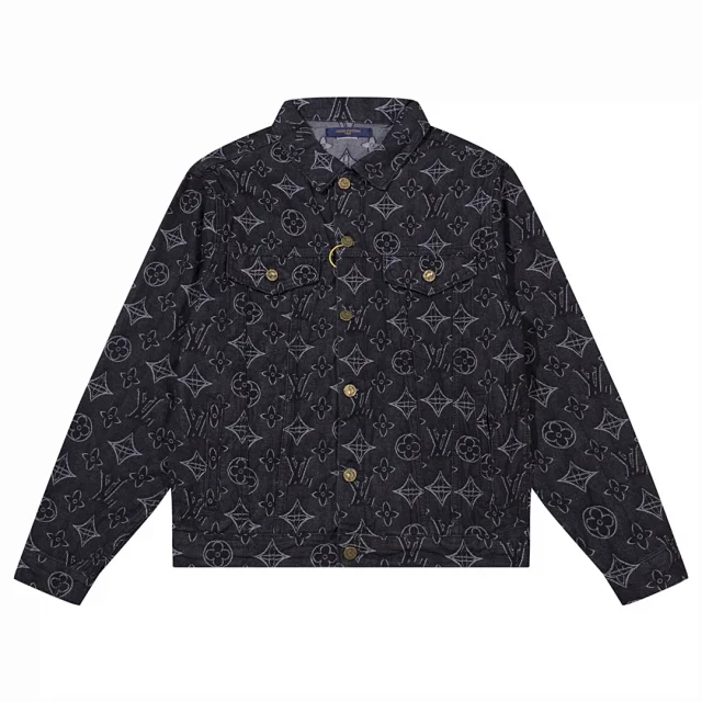 Louis Vuitton Jackets Monogram and patchwork denim jacket product detail image 7