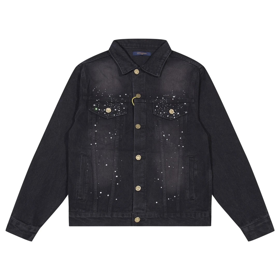 Design Printed Oversized Shirt-Jacket Multicolor Outerwear - 11