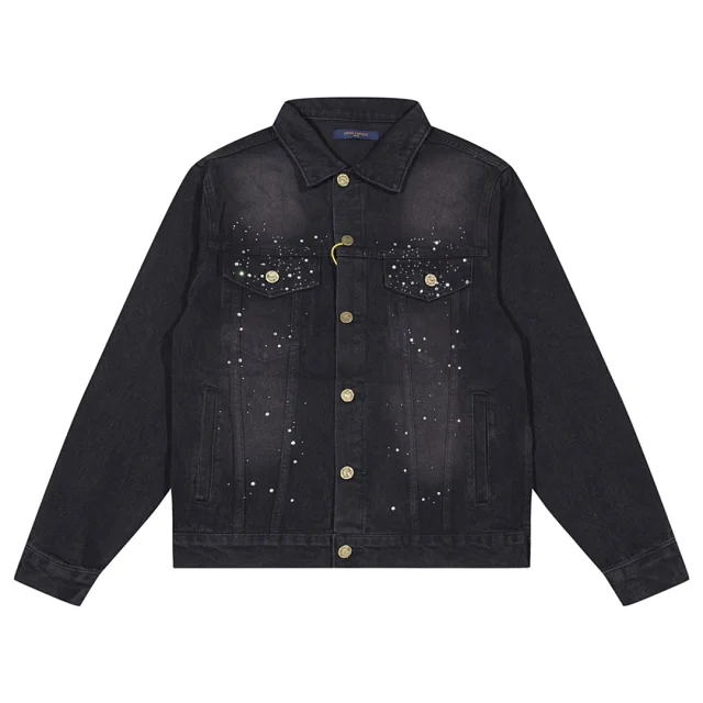 Louis Vuitton Jackets Monogram and patchwork denim jacket product detail image 9