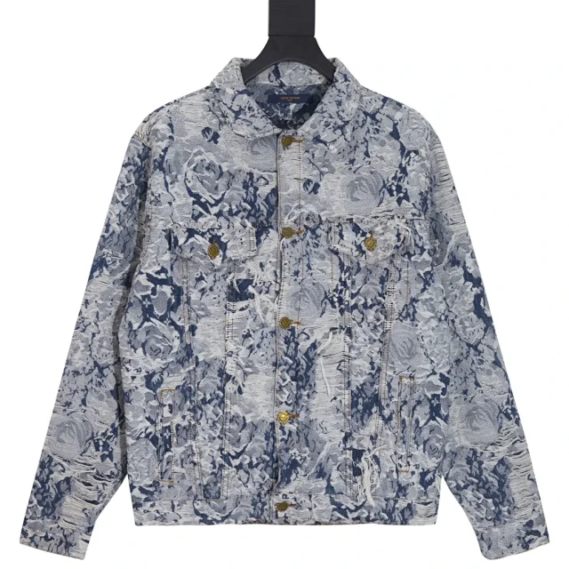 Louis Vuitton Jackets Monogram and patchwork denim jacket product detail image 3