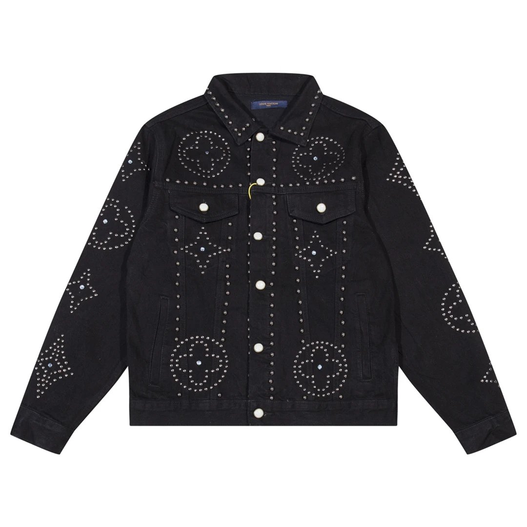 Design Printed Oversized Shirt-Jacket Multicolor Outerwear - 10