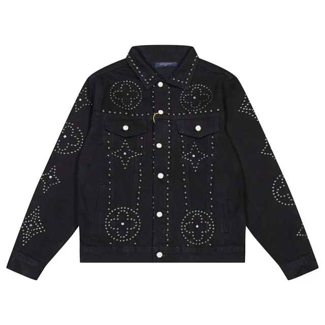 Louis Vuitton Jackets Monogram and patchwork denim jacket product detail image 8