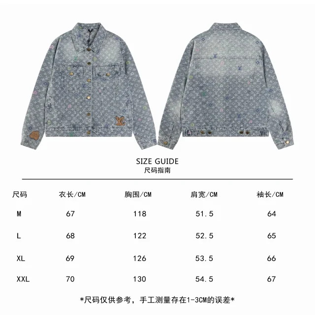 Louis Vuitton Jackets Monogram and patchwork denim jacket product detail image 15