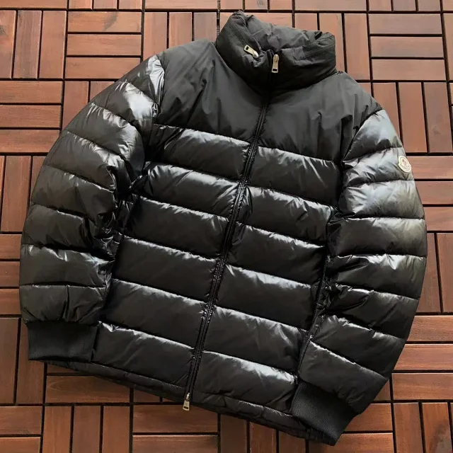 Moncler Down Jackets Hooded quilted jacket with sleeve pocket product detail image 14
