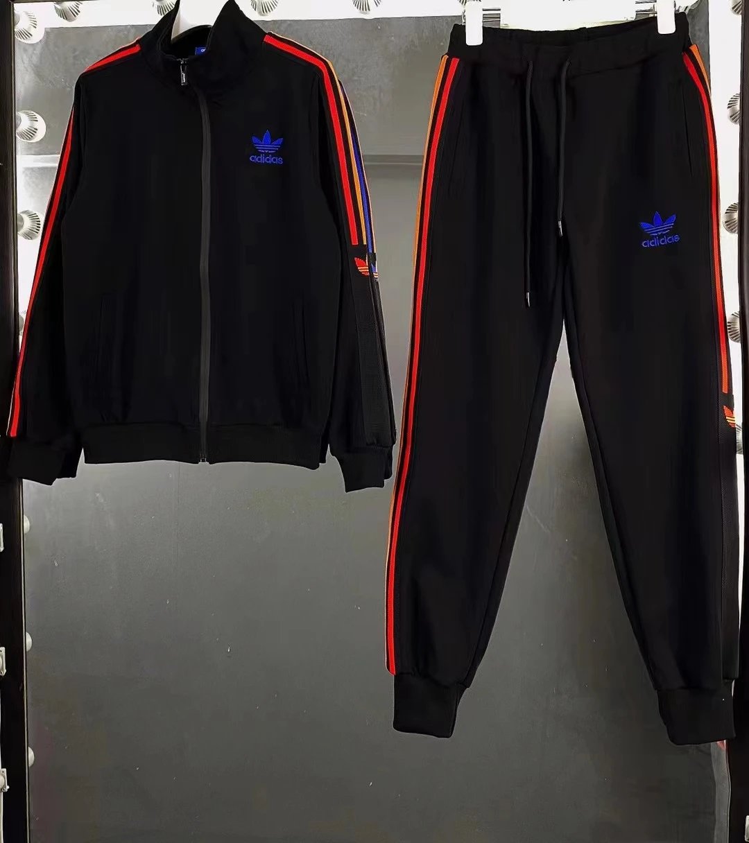 MMY Logo Embroidered Light Blue Hoodie and Sweatpants Set - 13