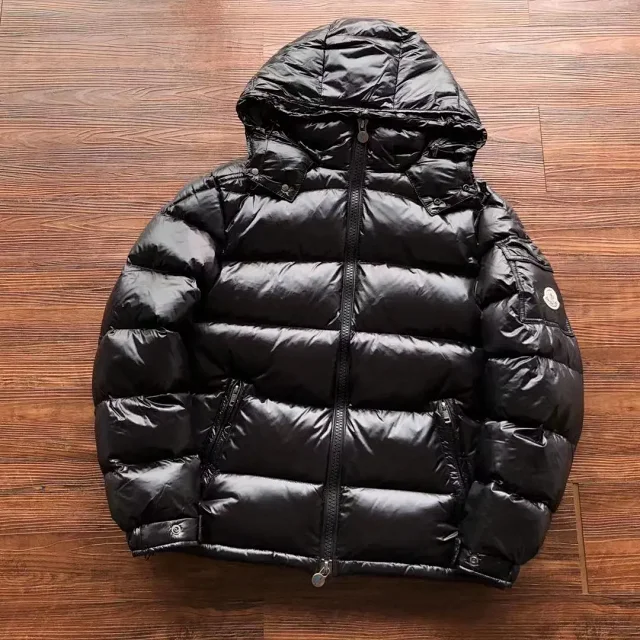 Moncler Down Jackets Hooded quilted jacket with sleeve pocket product detail image 11