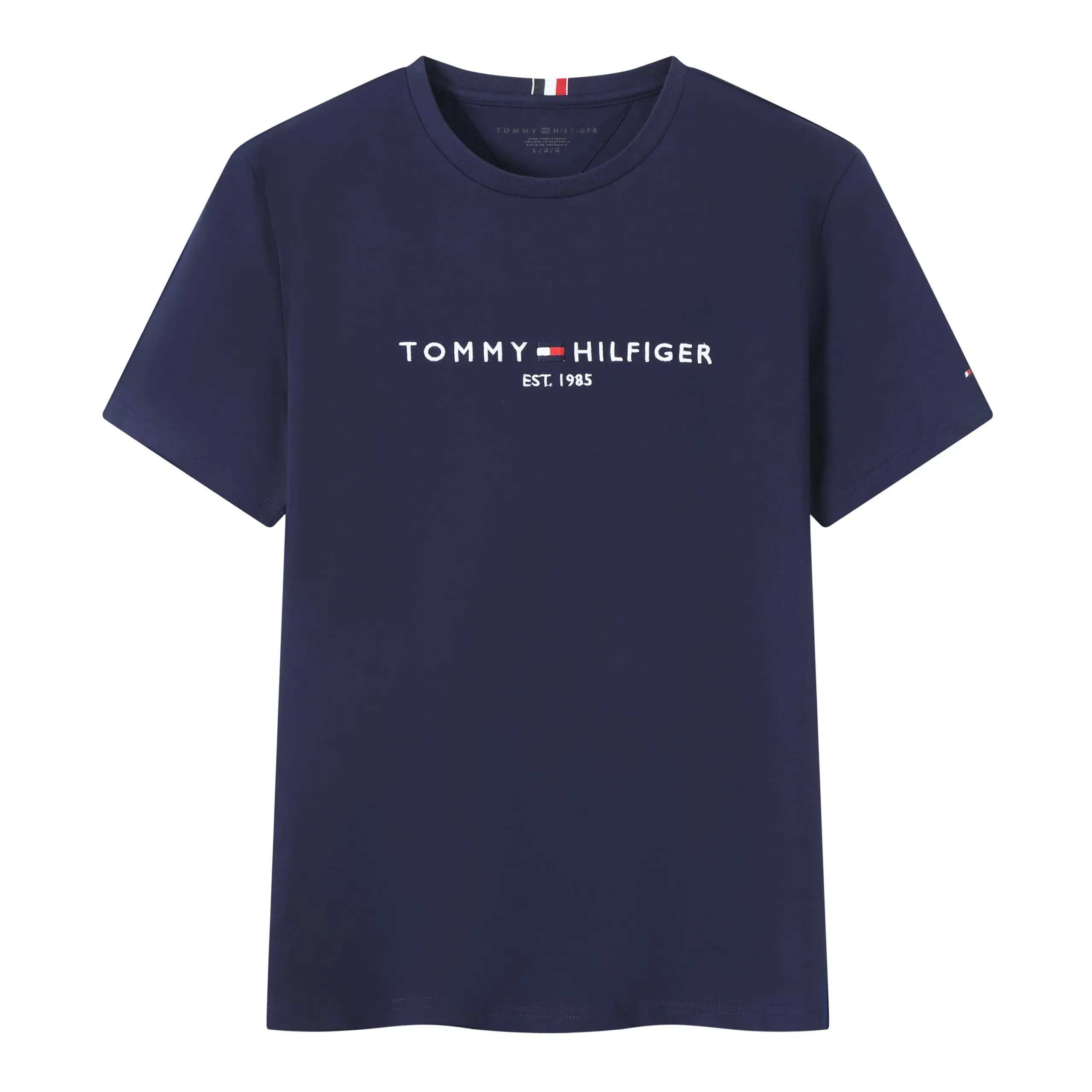 Tommy Hilfiger Logo Graphic Heather Gray T-Shirt - 16