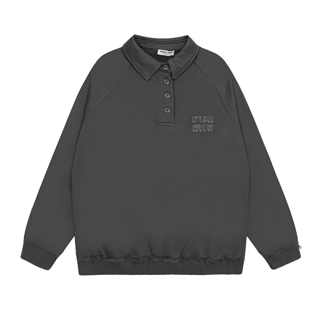 Descente long-sleeve collared tops product detail image 8