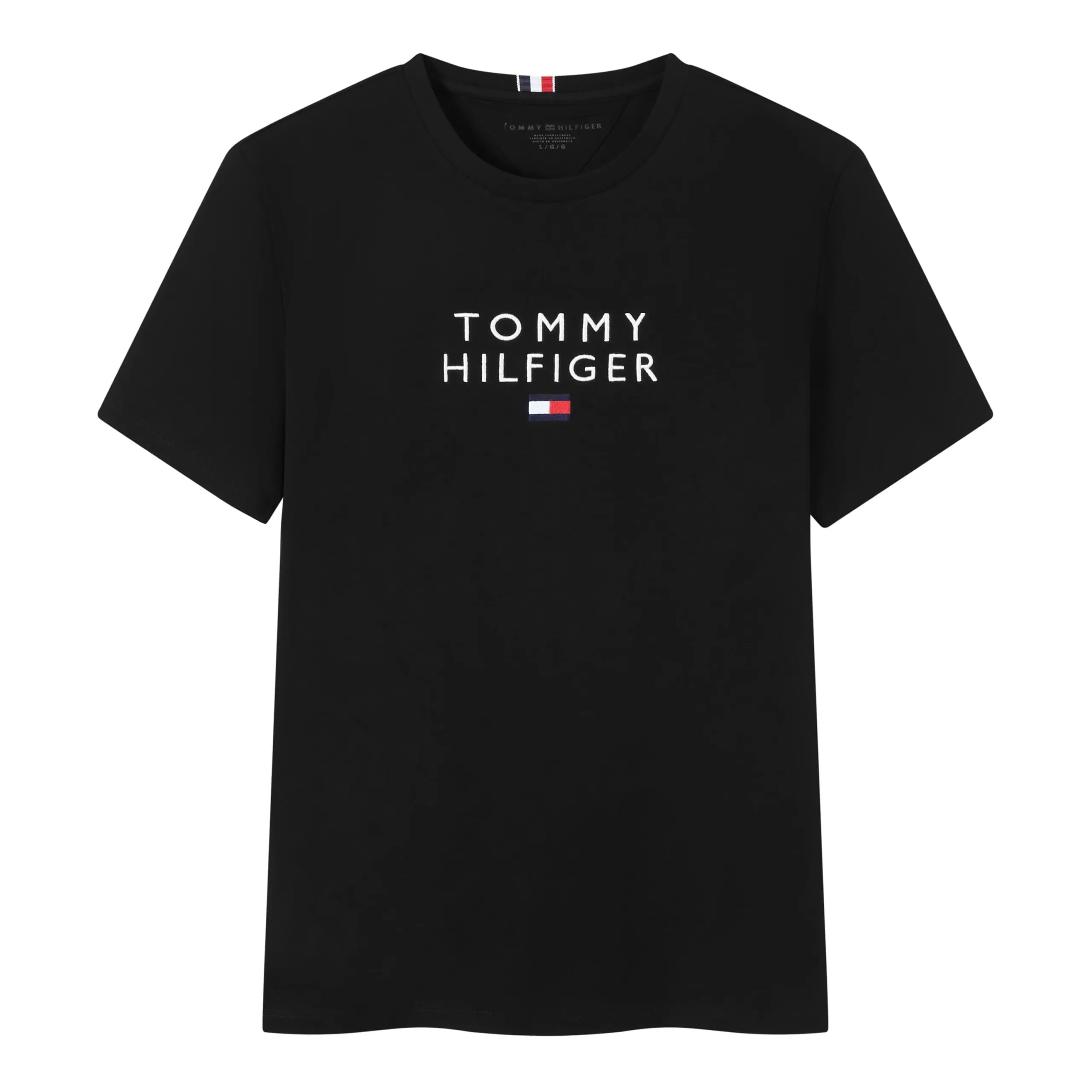 Tommy Hilfiger Logo Graphic Heather Gray T-Shirt - 12