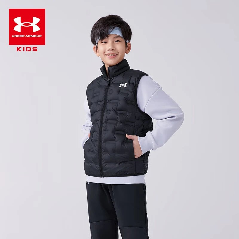 轻薄羽绒服马甲/黑色（成人穿建议拍大一码）