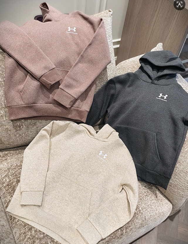 春节不打烊09安德玛儿童舒适运动连帽长袖加绒保暖连帽卫衣6004991UA28