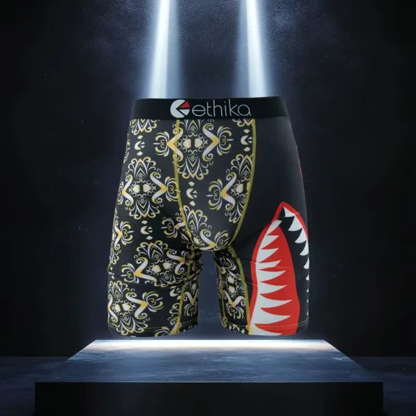 Ethika Tiger Shark Print Boxer Briefs Multicolor Underwear - 8