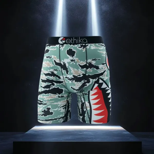 Ethika Tiger Shark Print Boxer Briefs Multicolor Underwear - 7