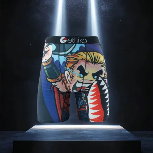 Ethika Comic Hero Print Boxer Brief Multicolor Underwear - 1