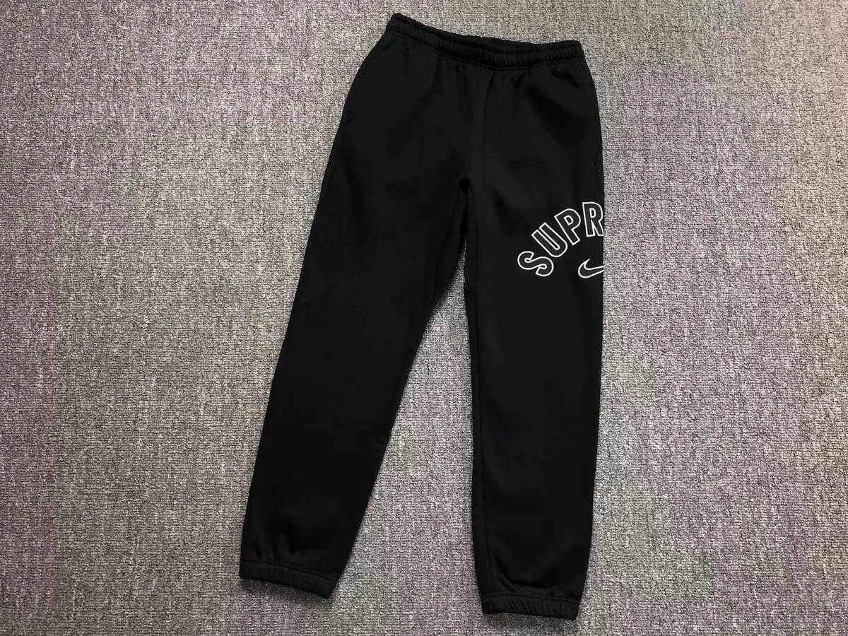 Supreme Nike Black Arch Logo Jogger Pants